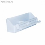 Подробнее... Кормушка для птиц двойная ,с жердочкой, на крючках пластиковая 20*5*6см