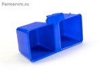Подробнее... Кормушка двойная универсальная с креплением к сетке